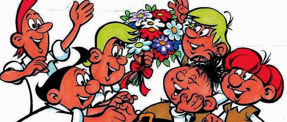 Im Jubiläum vereint: Abrafaxe und Digedags.