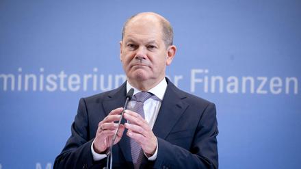 Bundesfinanzminister Olaf Scholz (SPD).