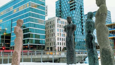 Künstliche Intelligenz? Das Barcode-Viertel in der norwegischen Hauptstadt. F