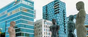 Künstliche Intelligenz? Das Barcode-Viertel in der norwegischen Hauptstadt. F