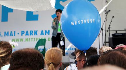 Buntes Programm. Ein Foto vom ersten "Netzfest" vergangenes Jahr in Berlin.