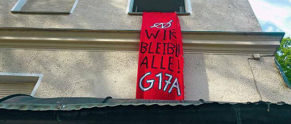 Seit September besetzt. Das Gebäude an der Großbeerenstraße stand lange weitgehend leer. Die Besetzer möchten dort ein Hausprojekt realisieren. 