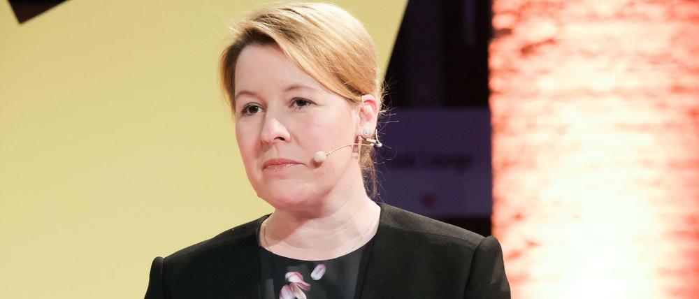 Bundesfamilienministerin Franziska Giffey (SPD). 