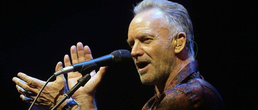 Sting war zu Gast bei Sender Hit Radio FFH in Bad Vilbel.