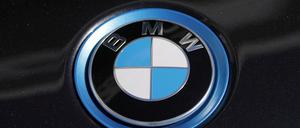 Das Logo des Münchner Autokonzerns BMW.