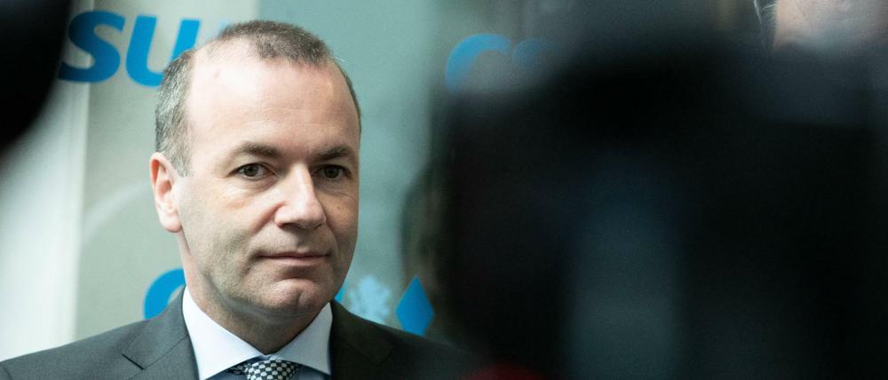 Der EVP-Spitzenkandidat Manfred Weber (CSU).