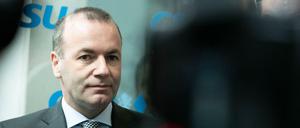 Der EVP-Spitzenkandidat Manfred Weber (CSU).