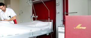 Gehört dem Land Berlin. Der Vivantes-Krankenhauskonzern - hier ein Blick in die Komfortstation des Vivantes-Krankenhauses Friedrichshain.  