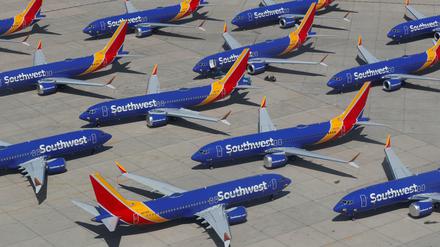Maschinen vom Typ Boeing 737 Max der Southwest Airline
