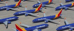 Maschinen vom Typ Boeing 737 Max der Southwest Airline