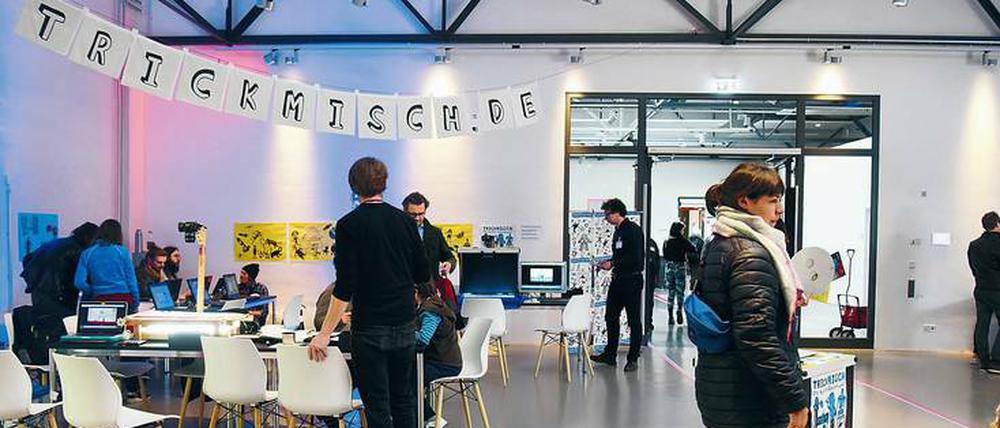 Beim Netzfest am Gleisdreieckpark lässt sich mit Hilfe der richtigen Software vieles ausprobieren.