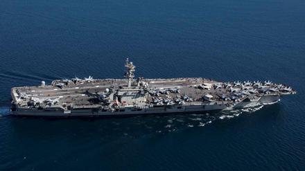 Der US-Flugzeugträger USS Abraham Lincoln 