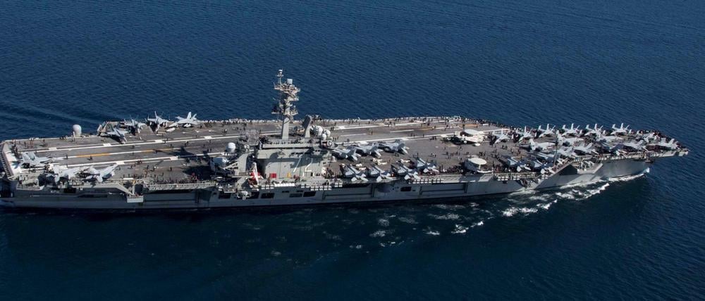 Der US-Flugzeugträger USS Abraham Lincoln 