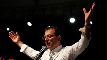 Ekrem Imamoglu, Bürgermeister der Republikanischen Volkspartei (CHP) in Istanbul. 