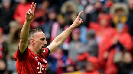Ich war's: Franck Ribery trifft und siegt mit den Bayern.
