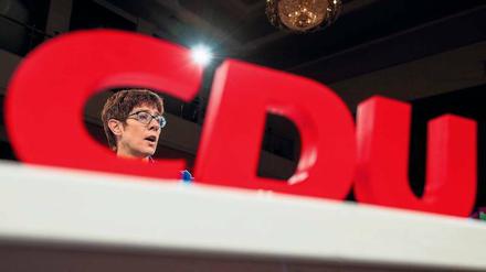 Ungehalten und glücklos. CDU-Chefin Annegret Kramp-Karrenbauer. 