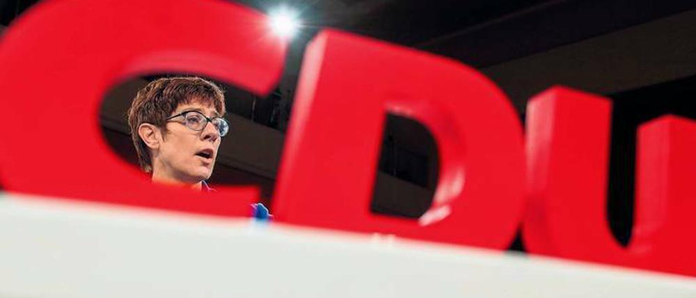 Ungehalten und glücklos. CDU-Chefin Annegret Kramp-Karrenbauer. 