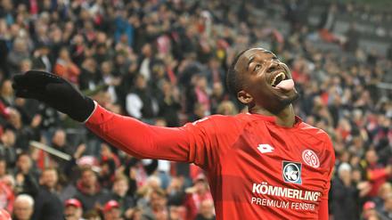 Wer zuletzt lacht. Jean-Philippe Mateta sicherte Mainz einen Punkt gegen RB Leipzig.
