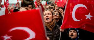 Ein Wahlveranstaltung in der Türkei.