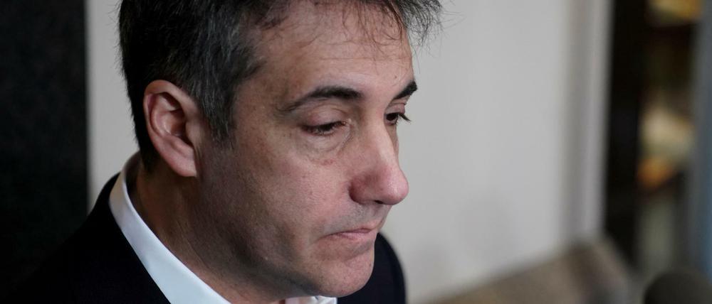 Michael Cohen auf dem Weg ins Gefängnis. 