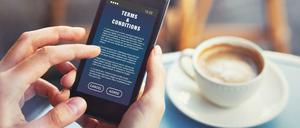 Nutzungsbedingungen sind ein großes Thema.