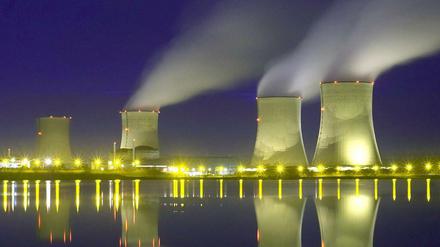 Das französische Atomkraftwerk Cattenom nahe der deutschen Grenze. 