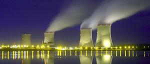 Das französische Atomkraftwerk Cattenom nahe der deutschen Grenze. 
