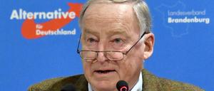 Alexander Gauland, einer von zwei AfD-Bundesvorsitzenden.