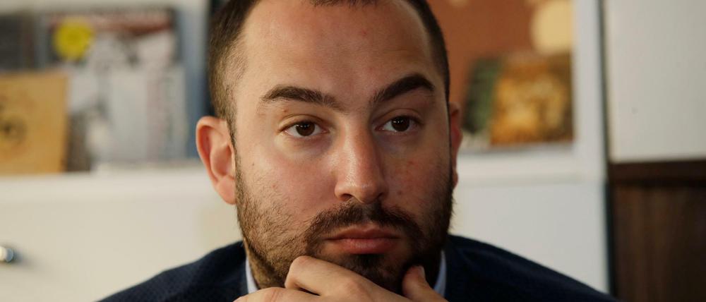 Francesco Polacchi, Gründer des Verlags Altaforte aus Italien.