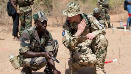 Kampfausbildung: Rund 13.000 Soldaten haben bislang an Lehrgängen der Bundeswehr in Mali teilgenommen.