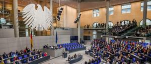 Debatte im Bundestag