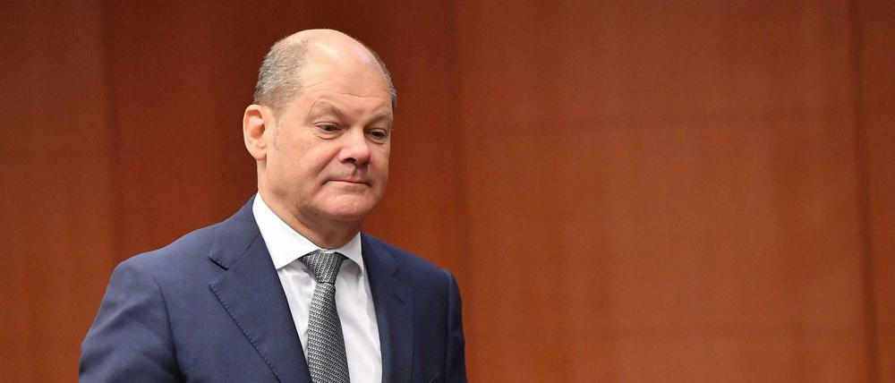 Olaf Scholz - die Herausforderungen wachsen.