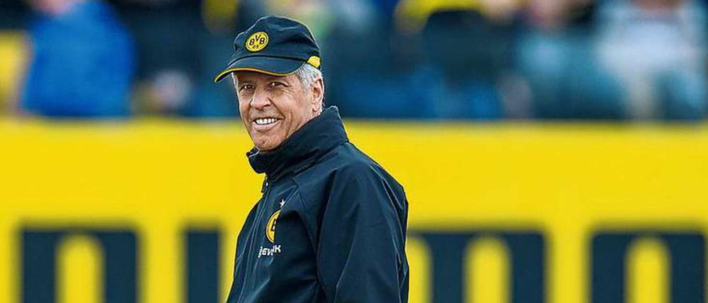 Erfolgstrainer. Lucien Favre könnte auch ohne Titel auf eine gute erste Saison beim BVB zurückblicken.