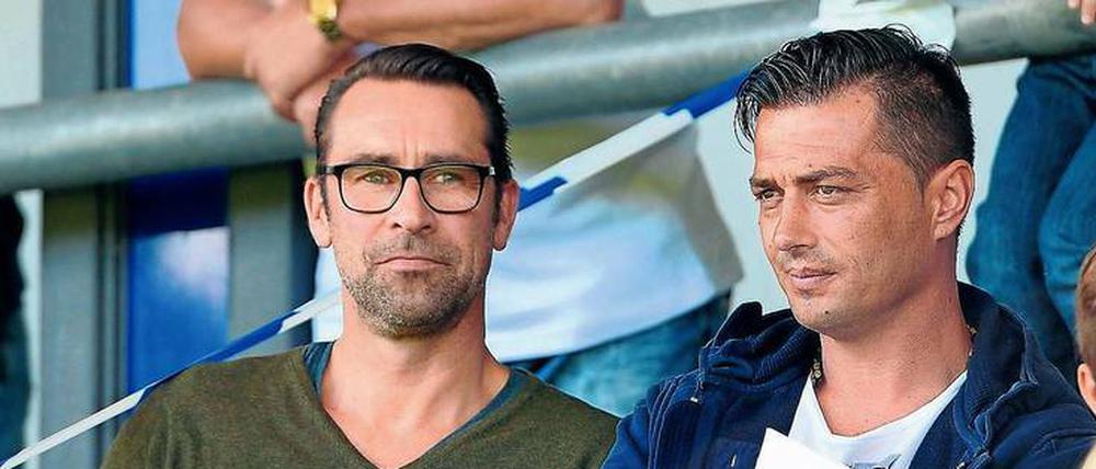 Nah beieinander. Michael Preetz (l.) und Ante Covic kennen sich schon lange.