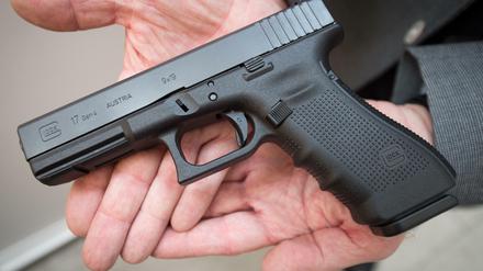  Ein Dienstpistole des BKA vom Typ "Glock 17".
