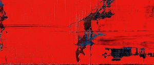 Die "Ölskizze" von Gerhard Richter, ein Bild auf Leinwand und Holz von 1998, ist bei Lempertz zu ersteigern.