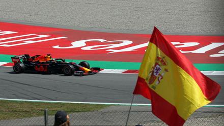 In Spanien will Red Bull angreifen. Max Verstappen landete im Qualifying auf Platz vier.