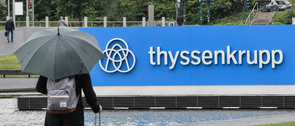 Wer bleibt im Regen stehen? Thyssen-Krupp plant tiefgreifende Veränderungen.