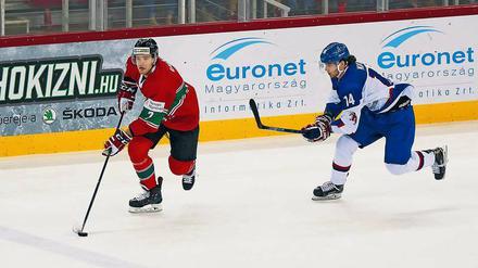 Größtes Talent Großbritanniens. Liam Kirk (rechts) vergangenes Jahr bei einem B-WM-Spiel gegen Ungarn.