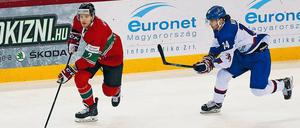Größtes Talent Großbritanniens. Liam Kirk (rechts) vergangenes Jahr bei einem B-WM-Spiel gegen Ungarn.