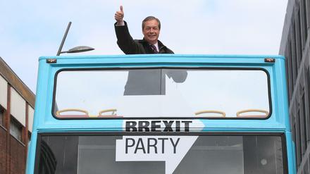 Nigel Farage, Chef der Brexit-Partei.
