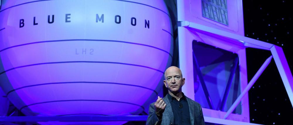 Große Pläne für die Raumfahrt: Amazon-Gründer Jeff Bezos 