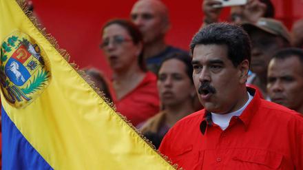 Der Präsident von Venezuela Nicolas Maduro. 