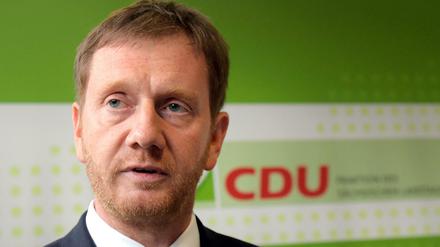 Der Ministerpräsident von Sachsen Michael Kretschmer (CDU). 