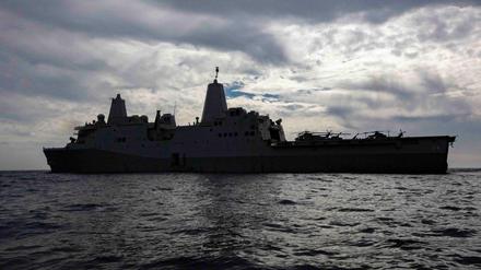 Die "USS Arlington" im Mittelmeer