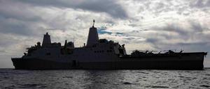 Die "USS Arlington" im Mittelmeer