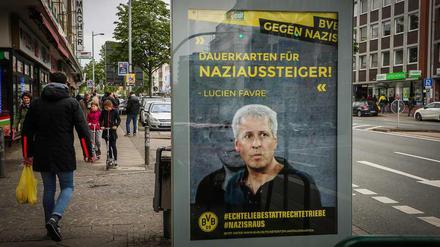 Plakate wie diese sorgen in Dortmund für Rätselraten.