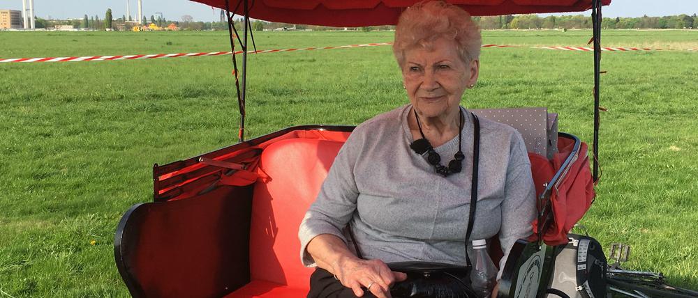 Halina Wojciechowska war vor 74 Jahren als Zwangsarbeiterin auf dem Tempelhofer Feld eingesetzt.