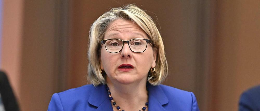 Die Bundesumweltministerin Svenja Schulze (SPD).