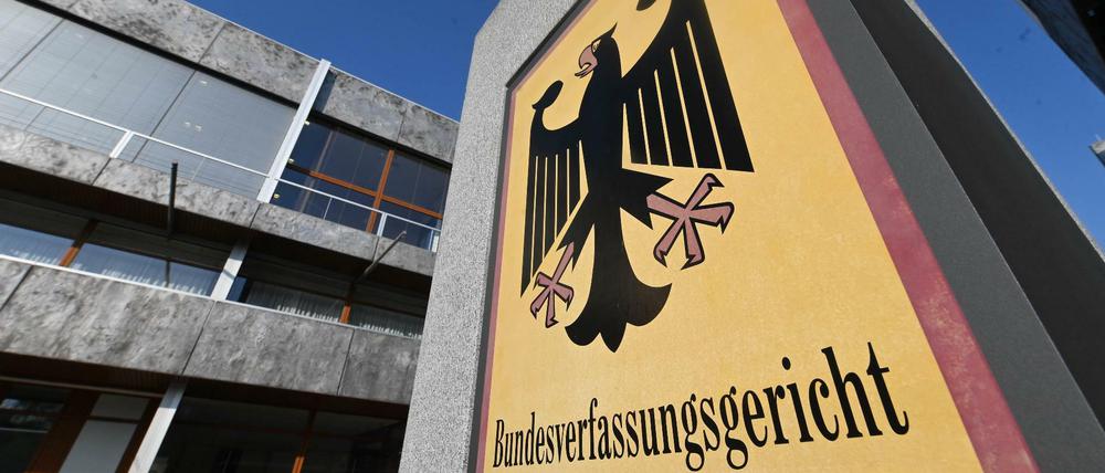 Das Bundesverfassungsgericht in Karlsruhe.